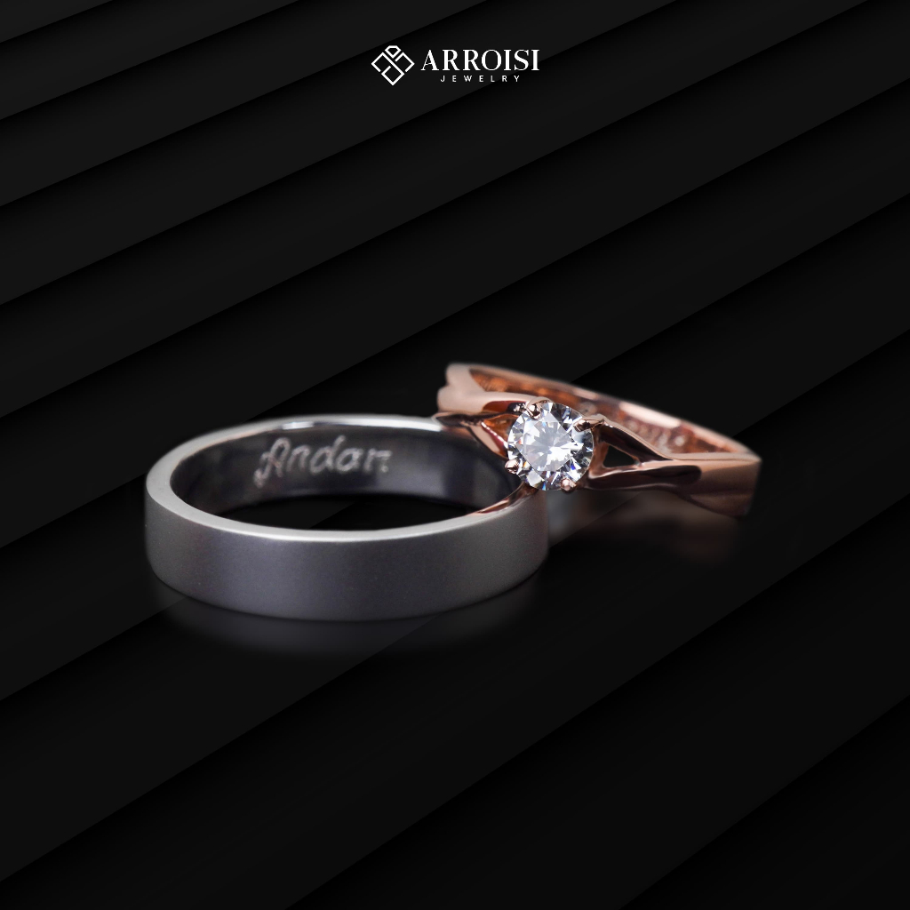 Arroisi Jewelry Cincin Nikah Cincin Custom (PS - 029)