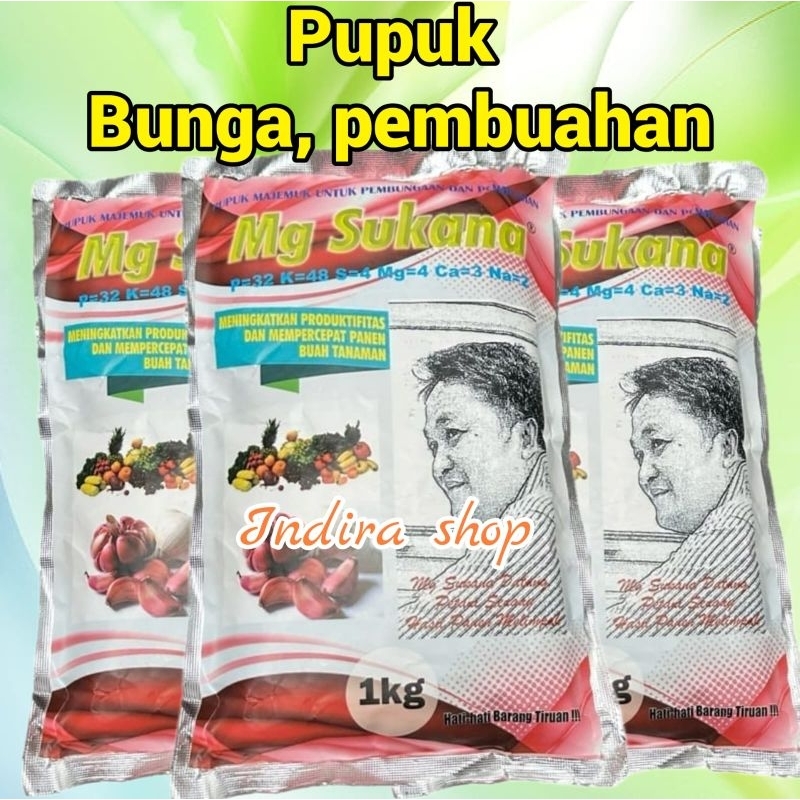 Pupuk Mg SUKANA isi 1 kg pupuk Bunga dan Buah