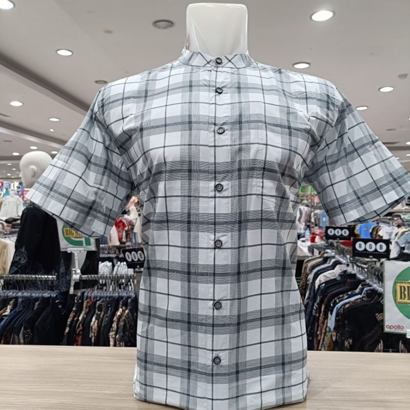 RGB kemeja koko lengan pendek slimfit