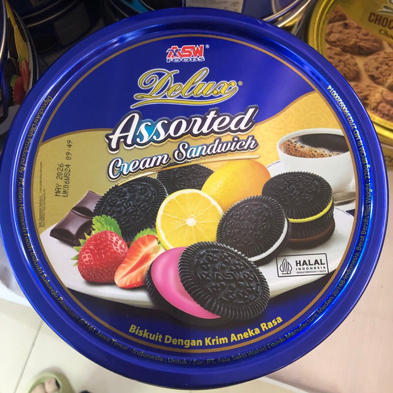 

DELUX ASSORTED CREAM SANDWICH 250gr