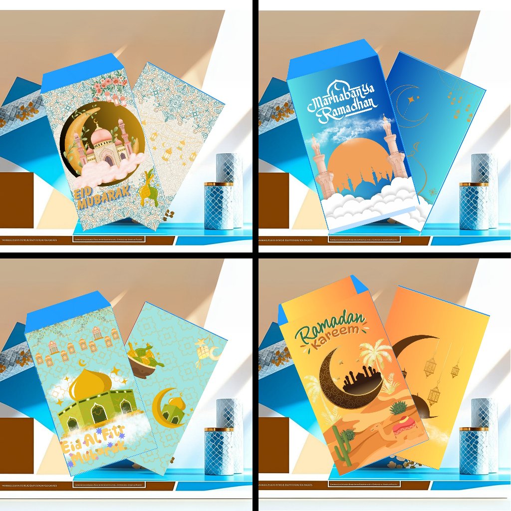 

Angpau Lebaran Islam Tebal 2024 ,Amplop Lebaran Idul Fitri Murah, Amplop THR . bahan kertas bc 150 gsm laminasi glossy isi 20 pcs