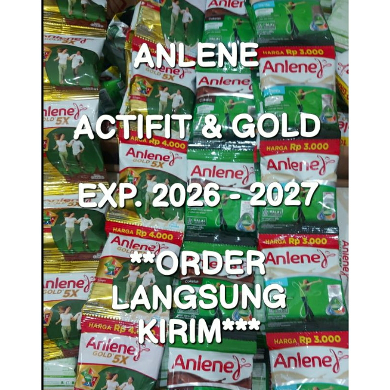 

Anlene Actifit Anlene Gold/2026-2027/ Renceng isi 10 sachet