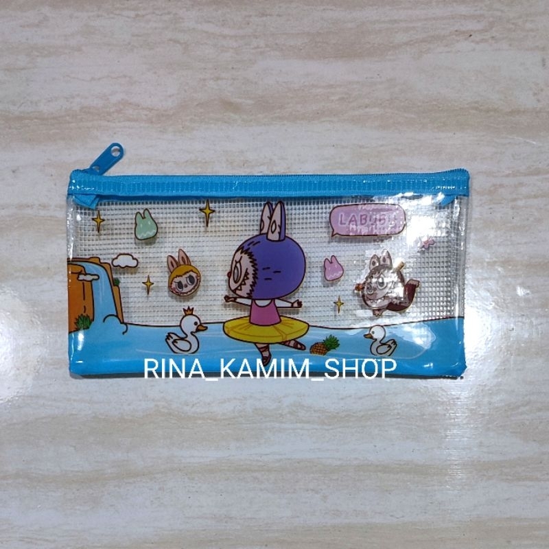 

Tempat pensil Retlesting ukuran 10x20 cm labubu