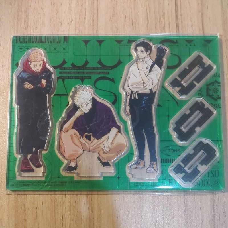Jump Giga 2024 Summer Official Benefit Standee Jujutsu Kaisen Gojo Satoru Itadori Yuuji Yuji Okkotsu
