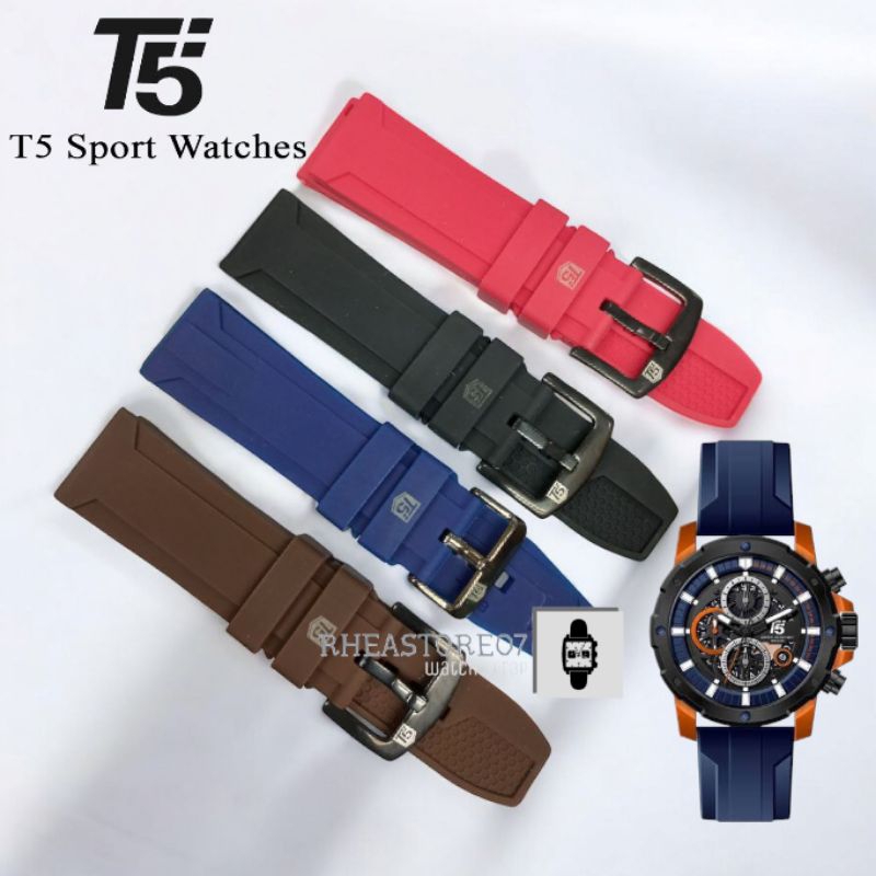 Tali Jam Tangan Rubber T5 Colection H3939G H3926 Strap Jam Tangan Rubber