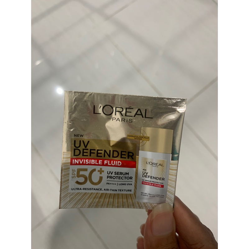 uv defender loreal sachet sample size