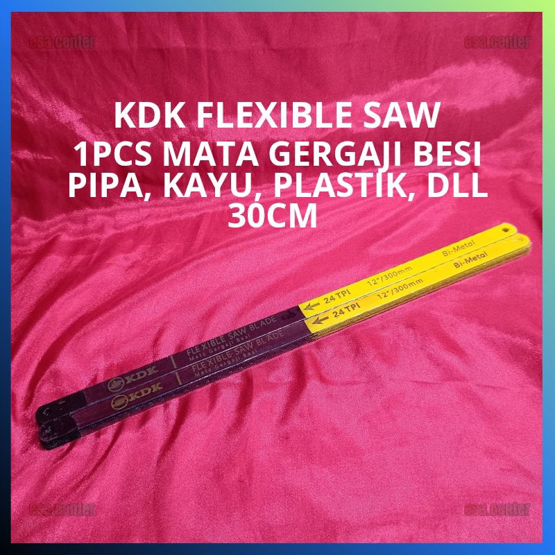 KDK Mata Gergaji Besi Fleksibel 24 TPI KDK / Mata Gergaji Kecil 24 TPI 30cm KDK