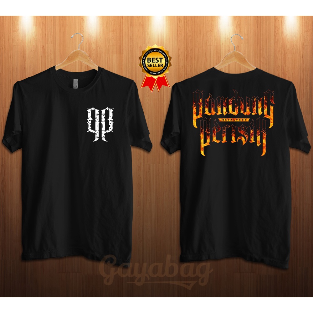 KAOS BAJU LENGAN PENDEK UNISEX ACARA BAND DETAH METAL BANDUNG BERISIK X CIBER KEREN BEST SELLER READ