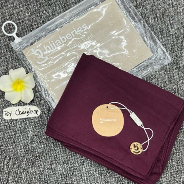 Hijab Baby Voal Paris Legend Premium – Napocut Hijabers + Pouch | Paris Chayshop