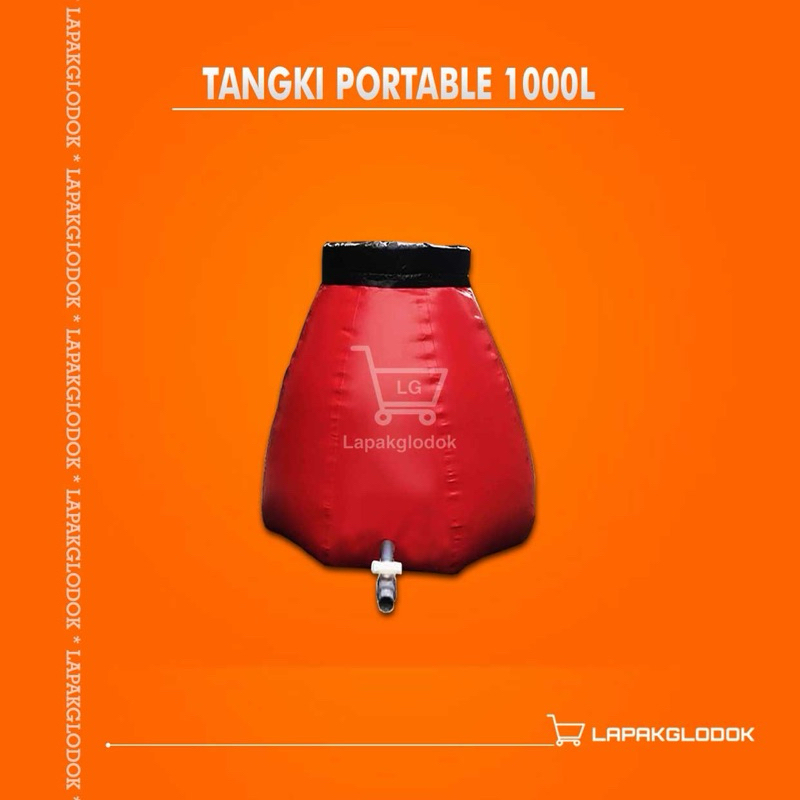 Tangki Portable 1000L- Tangki Lipat - Tangki Penampung Air