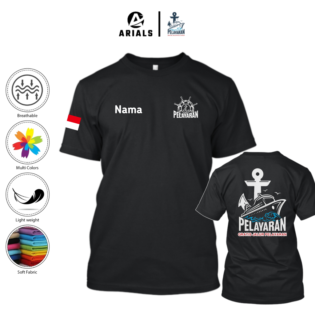 Arials Kaos Baju Profesi Pelayaran Gratis Jalur Pelayaran