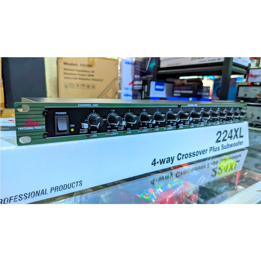 crossover 224xl +subwofer 224xl 224xl aktif crossover DBX
