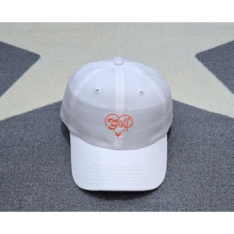 topi putih golf unik bekas original
