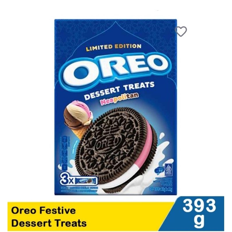 

Oreo Festive Dessert TreatsNeopolitan 393G