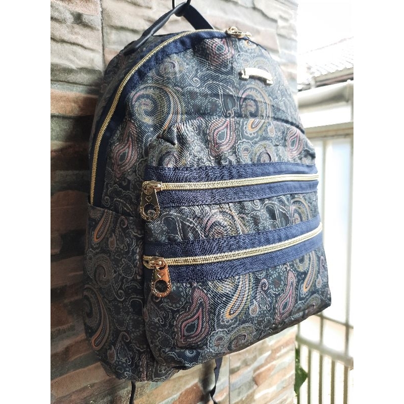 Ransel Motif Batik EVERLAST - TAS PRELOVED BRANDED ORIGINAL