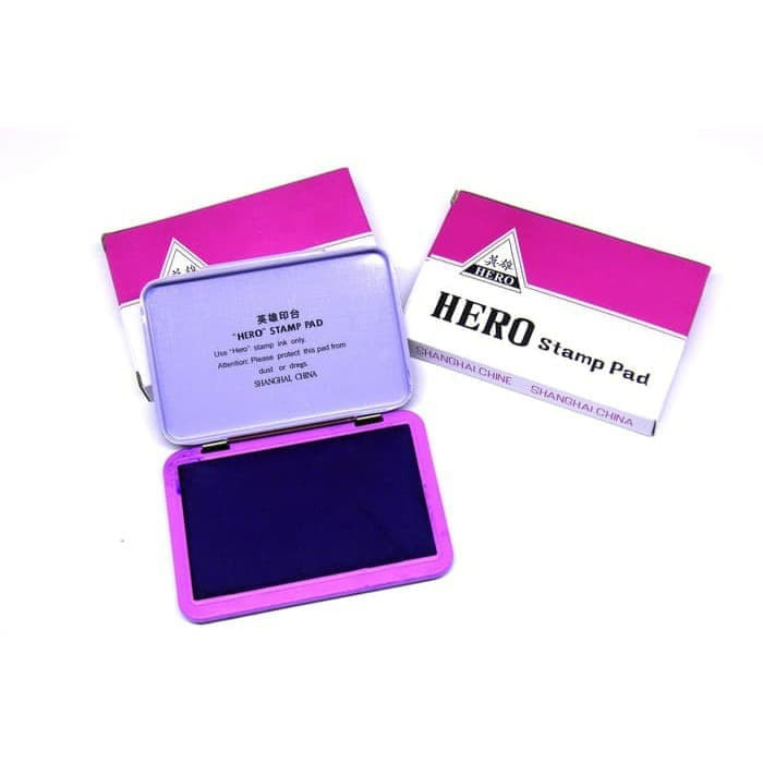 

Stamp Pad / Bak Stempel / Bantal Stempel HERO Kecil / Besar