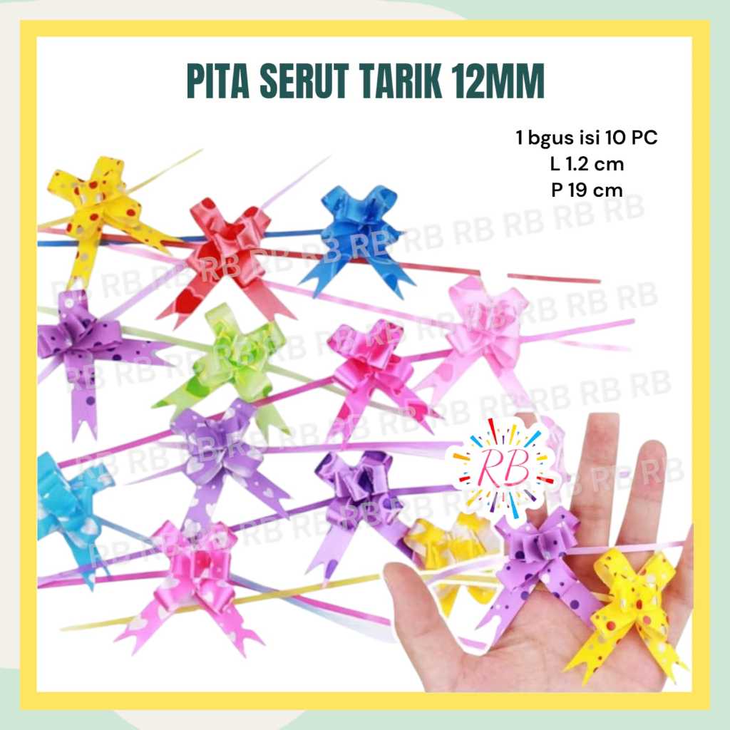 

Pita Serut Tarik 12 mm Isi 10