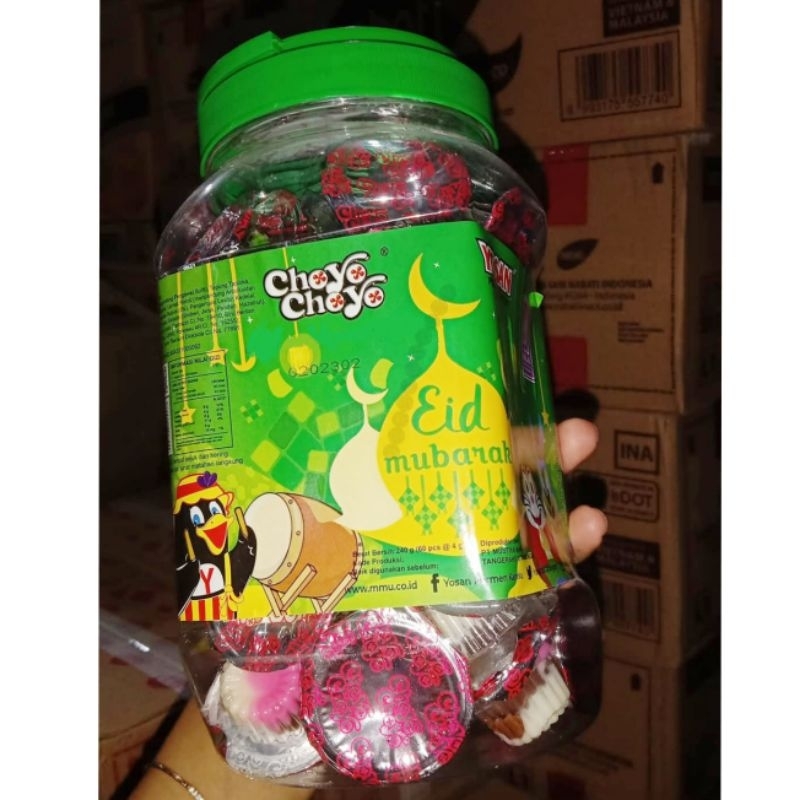 

Yosan Choyo Choyo Rainbow Cup Toples / Coklat Lebaran / Coklat Hari Raya / Hampers Lebaran / Jajan Lebaran
