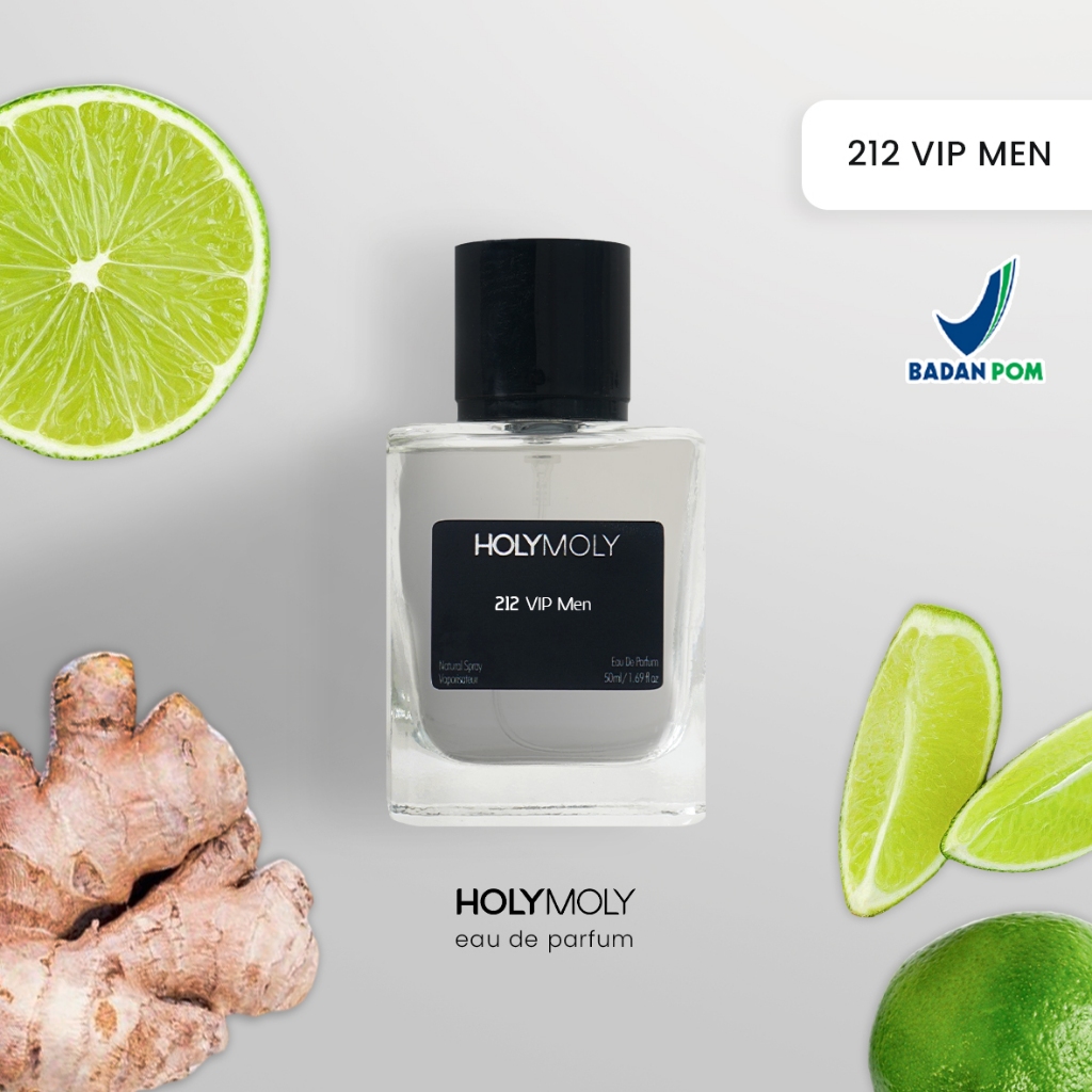 Holymoly Parfum 212 VIP MEN - Parfum EDP Wanita PRIA UNISEX Tahan lama