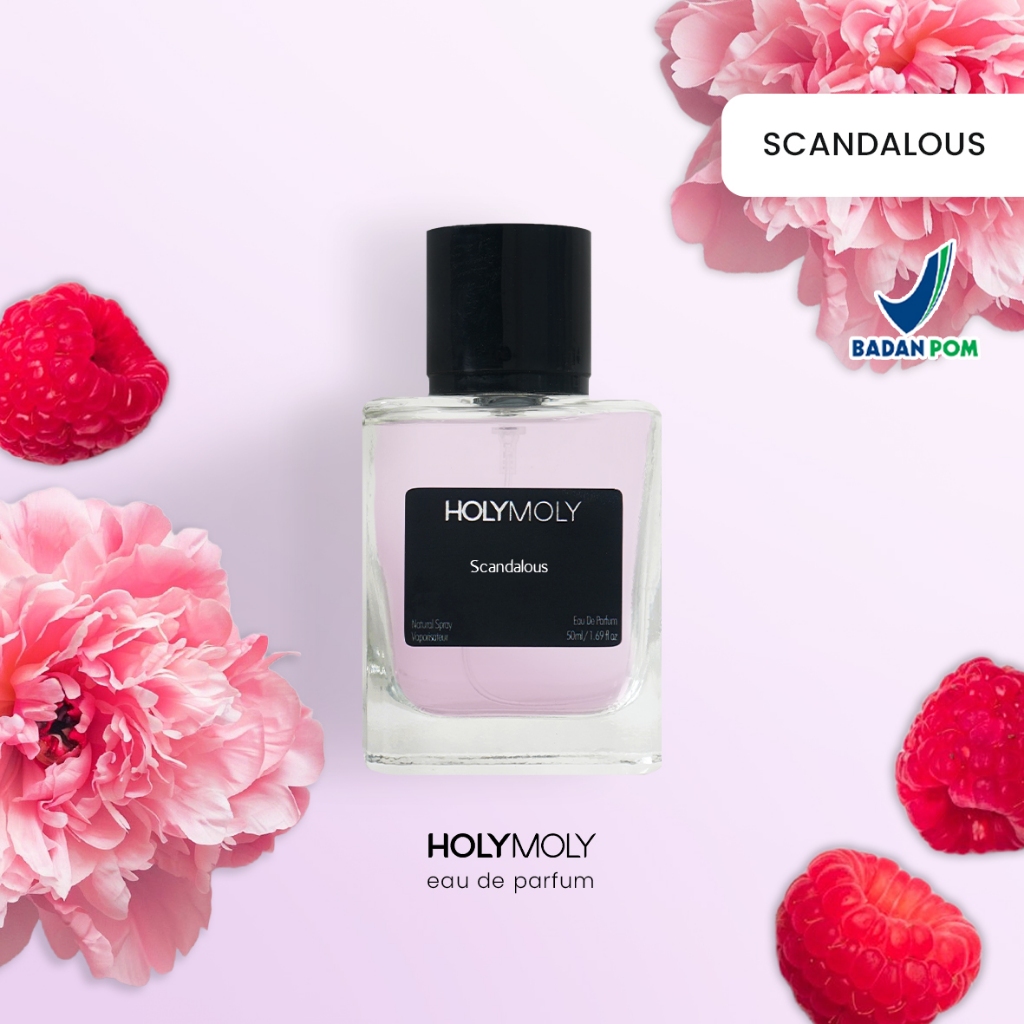 Holymoly - Scandalous Parfum Wanita Aroma Soft Sweet Fruity Floral