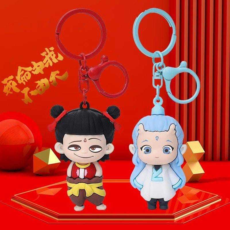Gantungan Kunci karakter Ao Bing Ne Zha