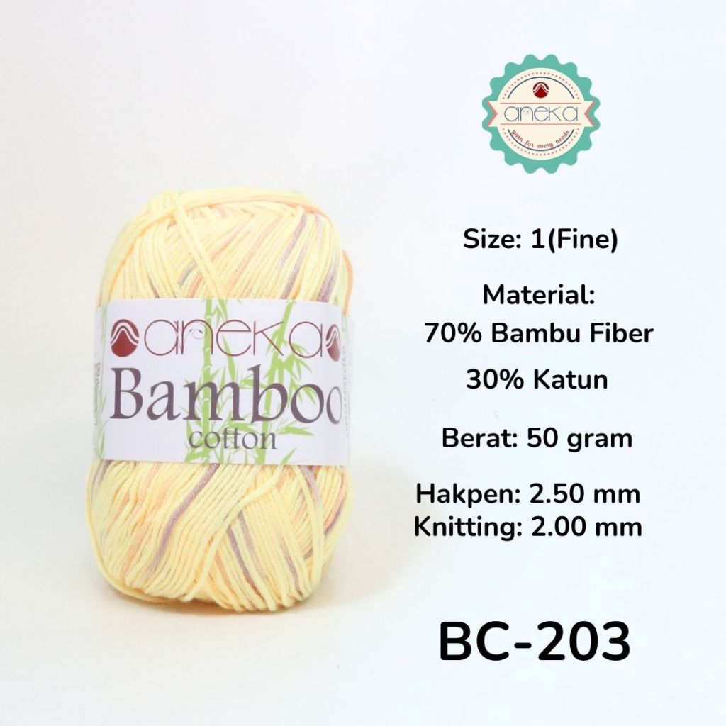 Benang Rajut Katun Bambu / Cotton Yarn - 203