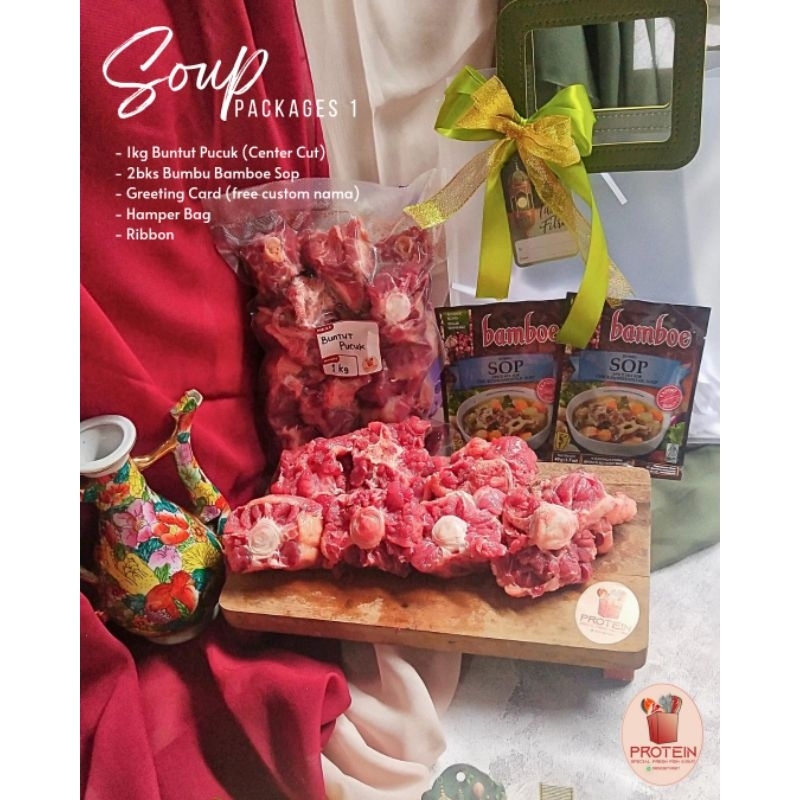 

OXTAIL SOUP PACKAGES HAMPERS / OXTAIL CENTER CUT / HAMPERS DAGING LEBARAN MURAH / TRADISIONAL. HAMPERS / IED HAMPERS