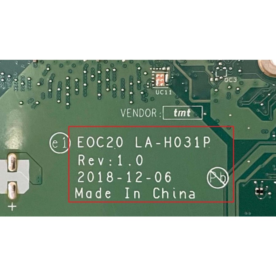 IC Bios Lenovo AIO A340 22IWL 24IWL E0C20 LA-H031P Rev 1.0