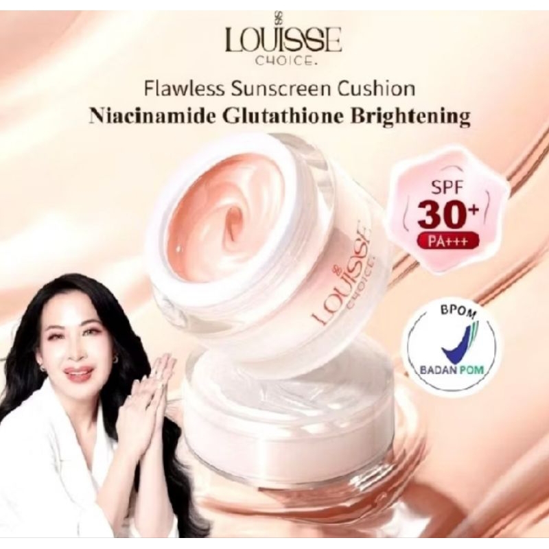 (BISA GOSEND) SUNSCREEN CUSHION LOUISSE CHOICE