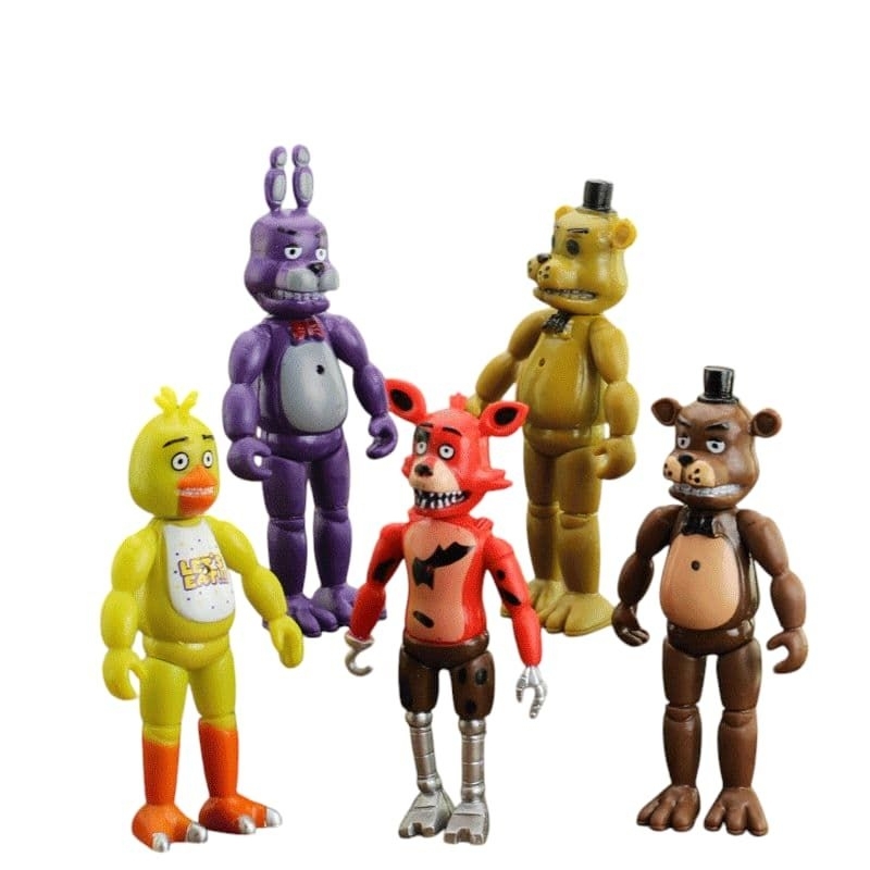 Mainan Five Nights At Freddy Figure Set 5 FNAF Security Breach EDITION