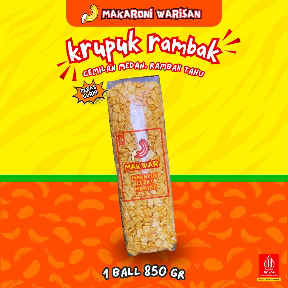 

Nycyta Home (1 Ball) Kerupuk Rambak Tahu Kotak (850Gr) - Makanan Ringan Krupuk Rambak Tahu Cemilan