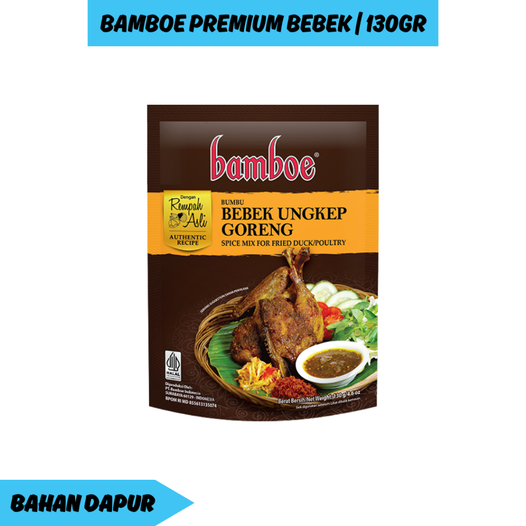 

Bamboe Premium Bebek Ungkep Goreng Bumbu Masak Praktis