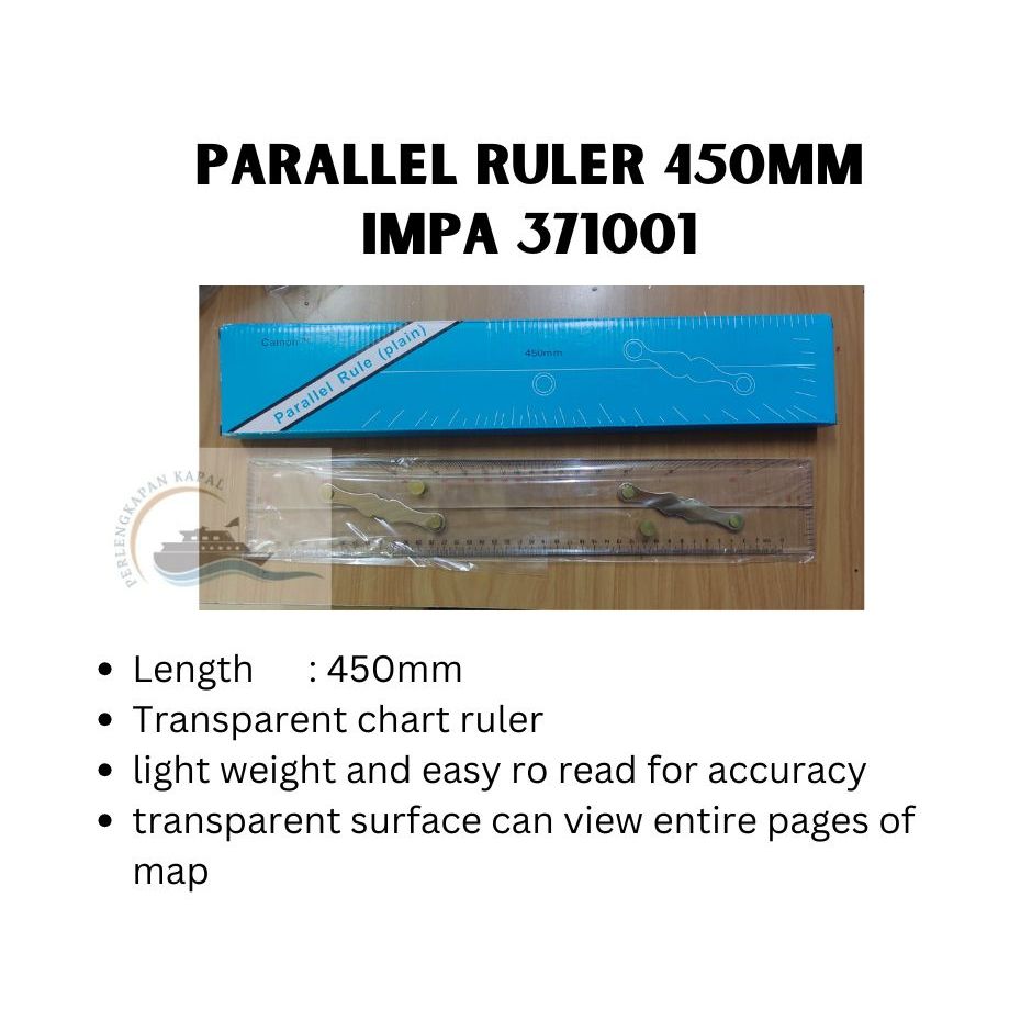 

Mistar Jajar 450mm / Penggaris Arsitek / Penggaris peta/ Parallel Ruler 450mm / Penggaris paralel navigasi kapal