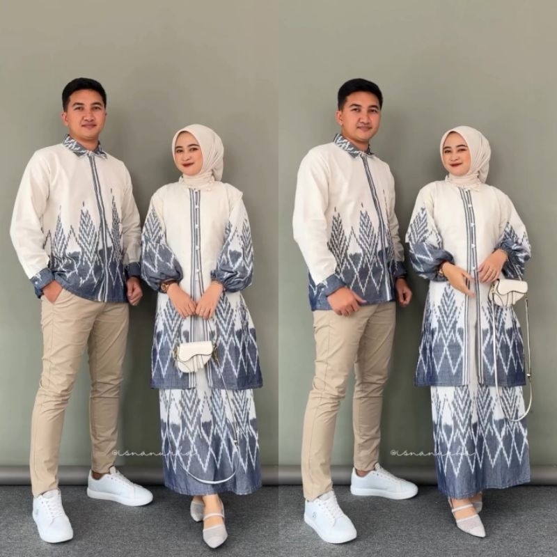 TENUN IKAT - KAIRAV SET TENUN SERIES - BAJU TENUN COUPLE