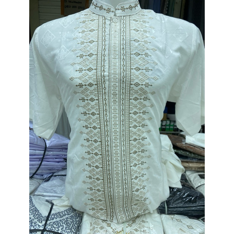 BAJU KOKO HASGRADINI JAGUAR METALIK PENDEK