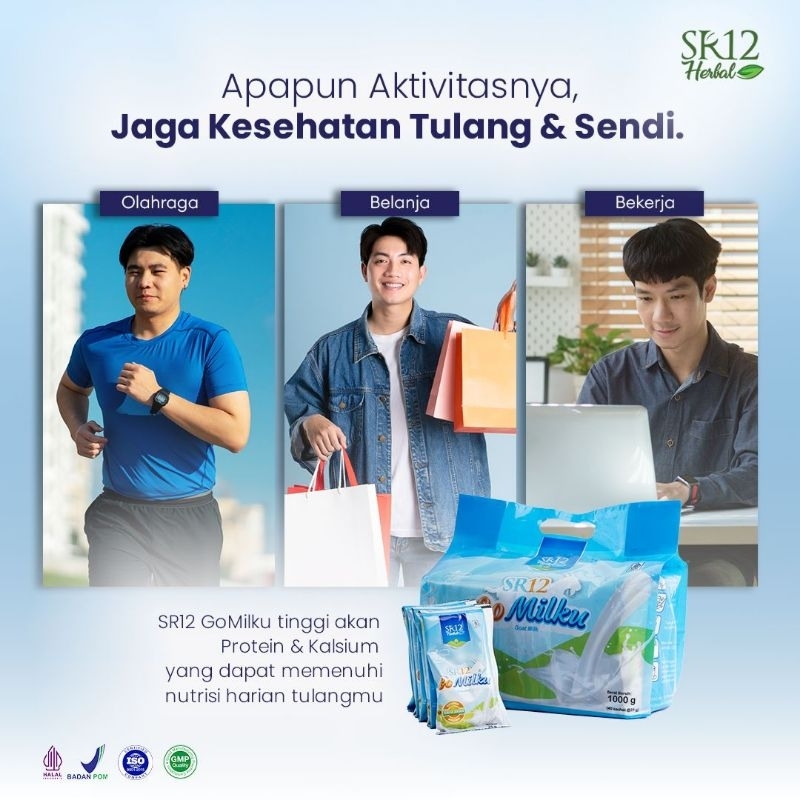 

GoMilku SR12 Pack 1kg isi 40sachet @25gr