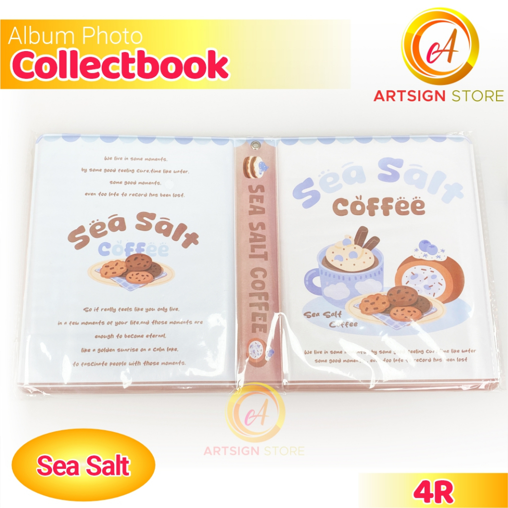 Album Foto 4R Album Collectbook Photostrip Album 4R 40 Pockets Colorful Kpop Storage Album Korean - 