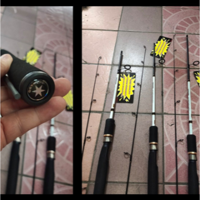 Joran Pancing Tornado Master King 150 cm Joran Carbon Solid - 150cm