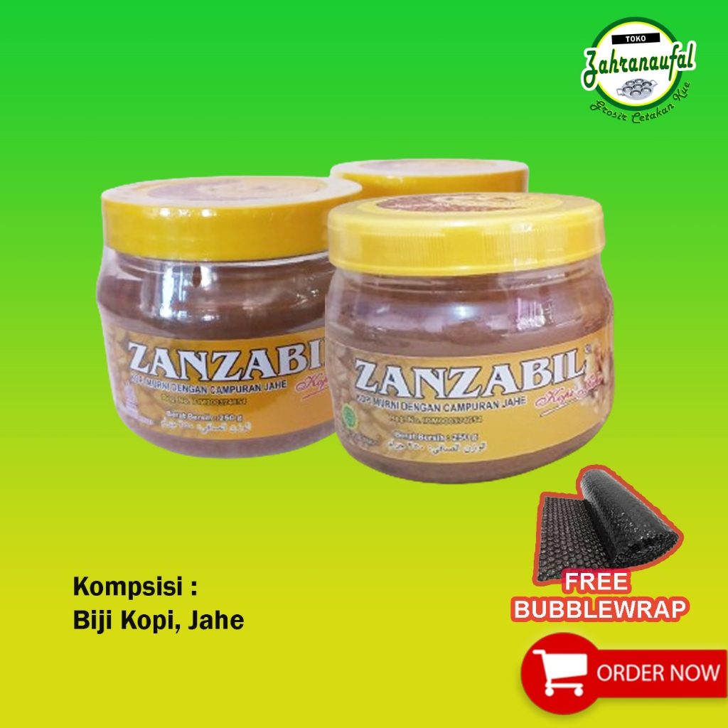 

KOPI ZANZABIL TOPLES JAHE PENAMBAH STAMINA