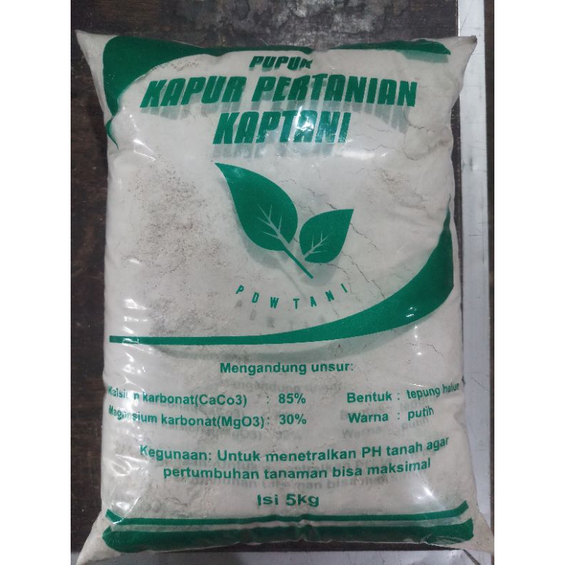

Kapur Pertanian 5kg