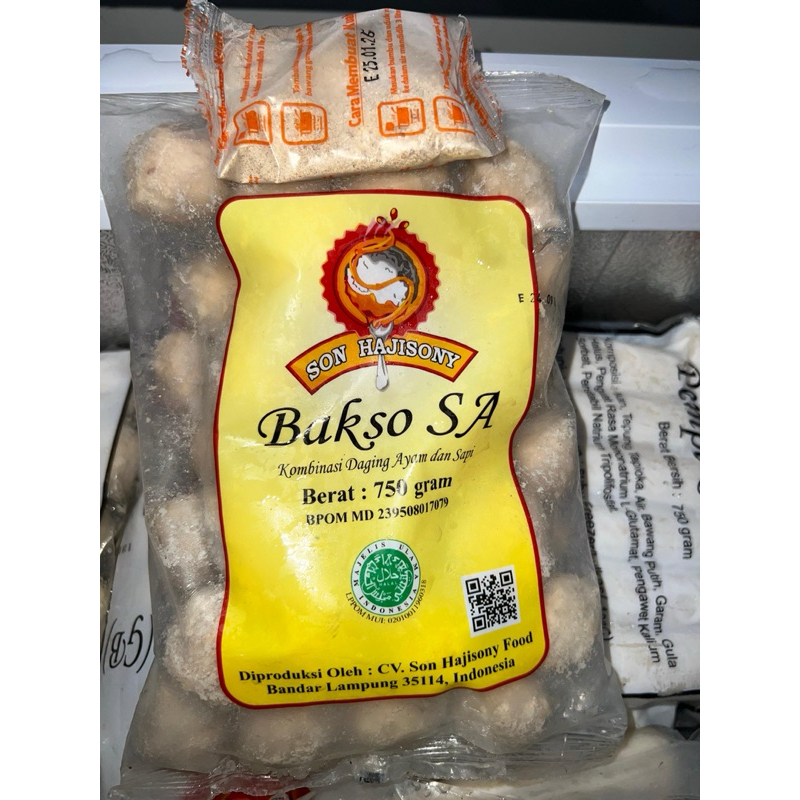 

Bakso SA (Sapi dan Ayam)