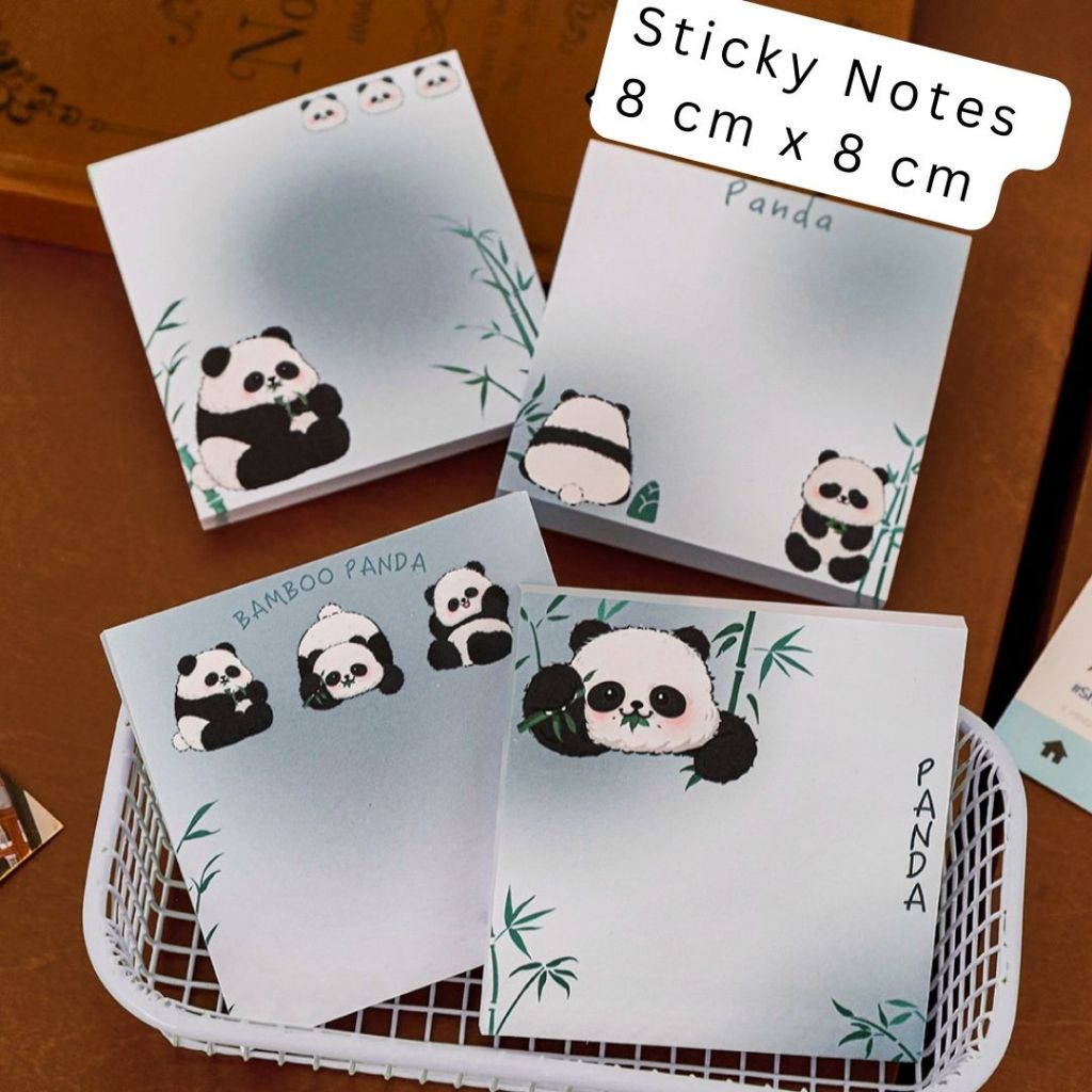 

Sticky Notes Tempel Panda (ISI 50 Lembar) Memo Pad Gambar Kertas Note SN009