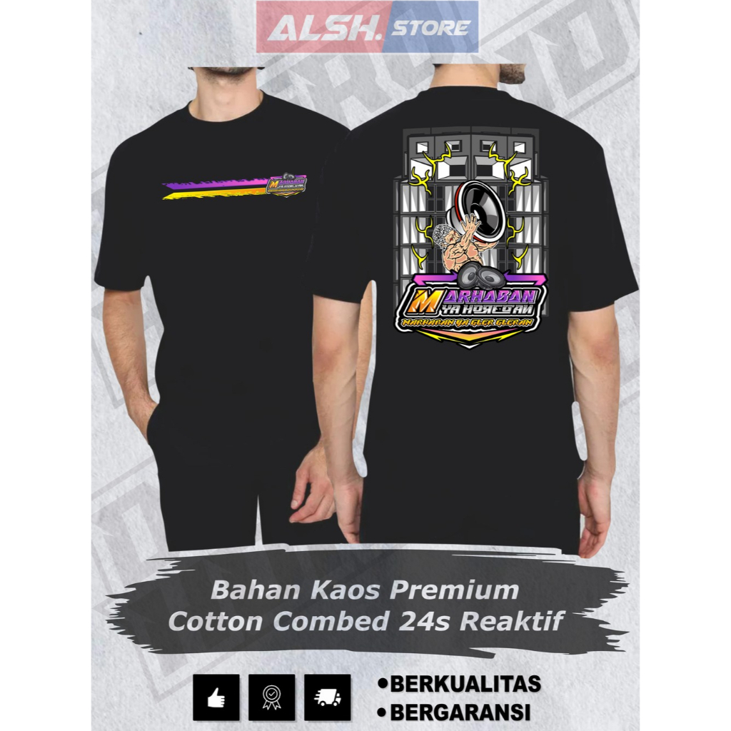 Kaos Ramadhan Horeg sound system audio kaos horeg pria cotton combed