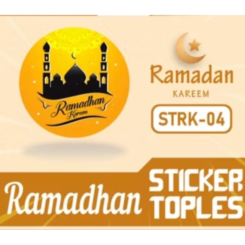 

stiker Label Idulfitri perekat thank you label kemasan makanan kardus packaging label