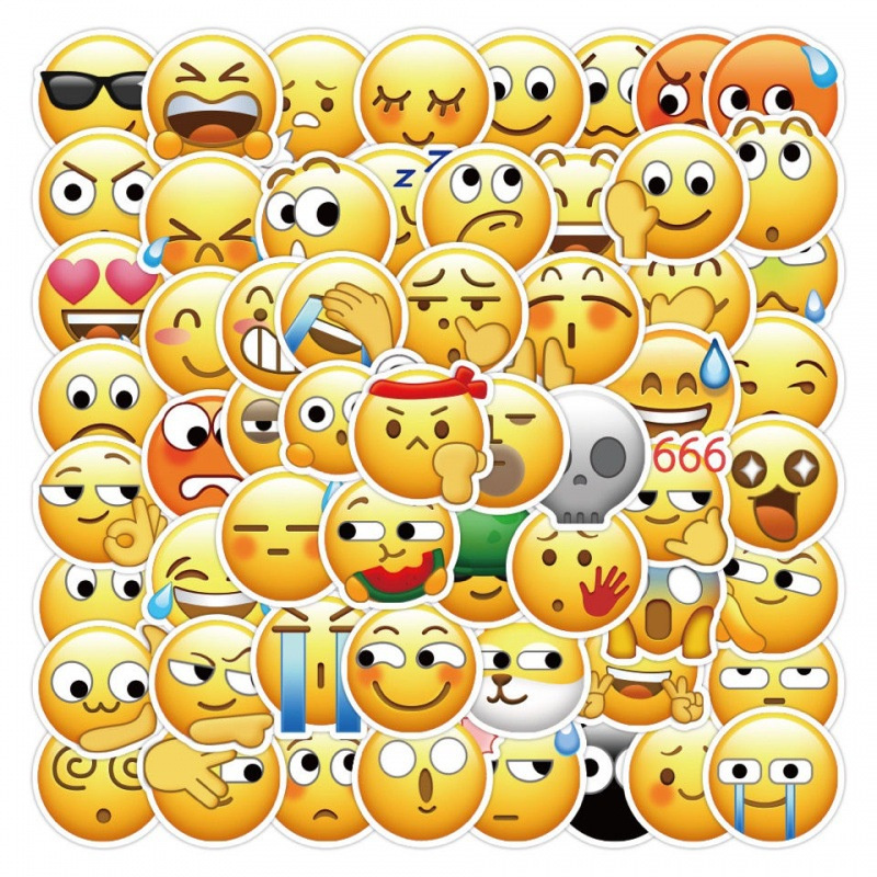 

Stiker Emoot chuby sticker Waterproof isi 30 pcs
