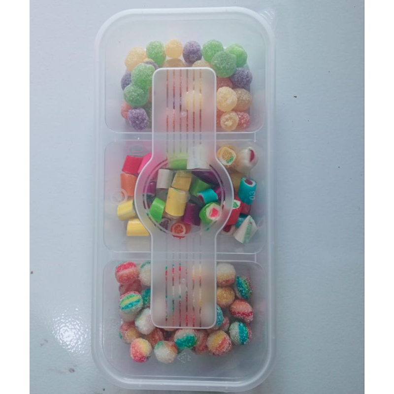 

Permen viral sekat 3 (sticky,marble, Fruity) permen lebaran