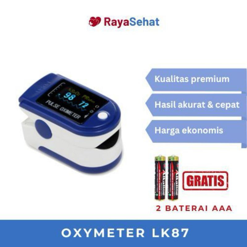 Oxymeter LK87 | Oximeter A2 L87 - Alat Ukur Saturasi Oksigen dan Detak Jantung