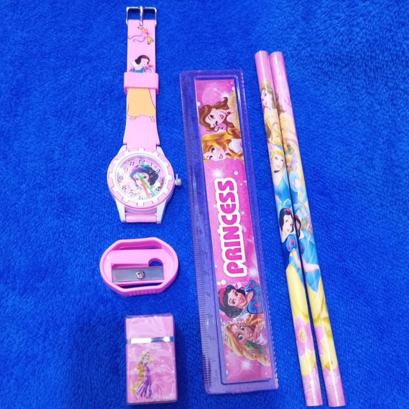 

SET ALAT TULIS KARAKTER + JAM TANGAN KARAKTER | SUPER LUCU
