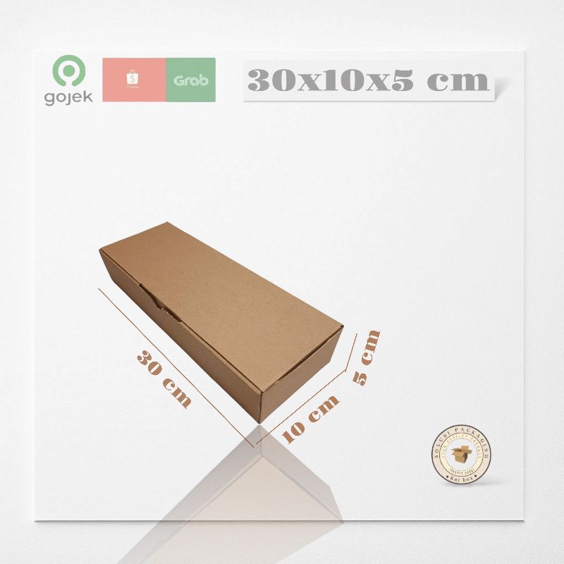 

kardus ukuran 30x10x5 cm die cut model pizza