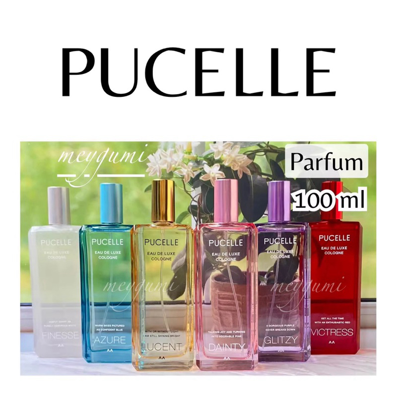 PUCELLE EAU DE LUXE COLOGNE 100ml - Parfum tahan lama | Pucelle Parfum 100ml | packing Bubble Wrap+k